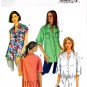 Butterick B5611 Misses Tops Very Loose Hip Length Sewing Pattern Sizes 10-12-14-16-18
