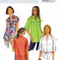 Butterick B5611 Misses Womens Tops Very Loose Hip Length Sewing Pattern Sizes 20-22-24-26