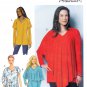 Butterick B6289 Misses Tunics Loose Fitting Pullover Sewing Pattern Sizes Lrg-Xlg-Xxl