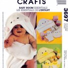 McCall's 3697 Home Baby Room Essentials Crafts Sewing Pattern Sizes OSZ