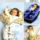 Butterick B4416 Baby Infant Wrap Bunting Car Seat Cover Sewing Pattern Sizes OSZ