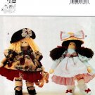 Butterick 3108 Ginger Snap Junction Annie Applecheeks Dolls and Outfits Sewing Pattern Size OSZ