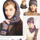 Simplicity 1216 Misses Knit Cold Weather Accessories Sewing Pattern Sizes OSZ