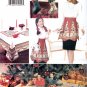 Butterick 4605 Holiday Apron Table Items Pillow Tree Skirt Sewing Pattern Size OSZ