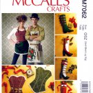 McCall's M7062 Holiday Aprons and Stockings Crafts Sewing Pattern Size OSZ