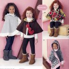 Simplicity 1263 Childs Poncho and Reversible Cape Sewing Pattern Sizes S-M-L