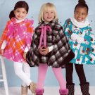 Simplicity 8524 Girls Ponchos Fleece Sewing Pattern Sizes S-M-L