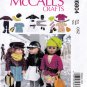 McCall's M6804 Doll Clothes for 18" Doll Winter Jacket Dress Accessories Sewing Pattern Sizes OSZ