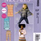 McCall's 6693 Girls Top Dresses Skirt Leggings Sewing Pattern Sizes 7-8-10-12-14
