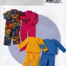 Butterick B4337 Girls Loungewear Jumpsuits Shirts Pants Sewing Pattern Sizes 2-3-4-5