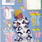 Butterick 5220 Infants Bunting Jumpsuit Shirt Hat Blanket Sewing Pattern Sizes L-XL