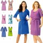 Simplicity 1796 Misses Womens Pullover Dress Two Lengths Belts Variations Sewing Pattern Sizes 10-18