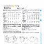 Butterick B5856 Misses Tops Pullover Close or Loose Fitting Sewing Pattern Sizes Xsm-Sml-Med