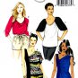 Butterick B5856 Misses Tops Pullover Close or Loose Fitting Sewing Pattern Sizes Lrg-Xlg-Xxl