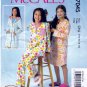 McCallâ��s M7045 Girls Robe Belt Top Dress Pants Sleepwear Sewing Pattern Sizes 7-8-10-12-14
