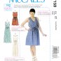 McCall's M7159 Misses Dresses Loose Fit Tie Ends Pullover Sewing Pattern Sizes Lrg-Xlg-Xxl