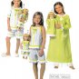 Butterick B6125 Girls and 18" Dolls Gown Top Shorts Sewing Pattern Sizes 2-3-4-5