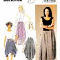 Butterick B5991 Misses Skirts Elastic Waist Shaped Hemline Sewing Pattern Sizes Lrg-Xlg-Xxl