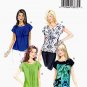 Butterick B5610 Misses Tops Very Loose Fitting Pullover Sewing Pattern Sizes 10-12-14-16-18