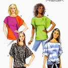 Butterick B5753 Misses Tops Loose Fitting Pullover Sewing Pattern Sizes Lrg-Xlg-Xxl