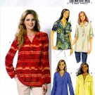Butterick B5826 Womens Pullover Tops Varying Sleeve Lengths Sewing Pattern Sizes 18W-20W-22W-24W