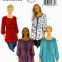 Butterick B5861 Misses Womens Tunics Varying Styles Sewing Pattern Sizes 18W-20W-22W-24W