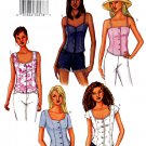 Butterick 3389 Misses Tops Semi-Fitted Lined Cap Sleeves or Straps Sewing Pattern Sizes 12-14-16