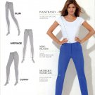 Simplicity S0507 Misses Petite Slim Pants Varying Fits Sewing Pattern Sizes 8-16
