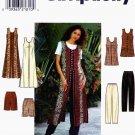 Simplicity 8213 Misses Vests and Pants or Shorts Varying Lengths Sewing Pattern Sizes 6-8-10