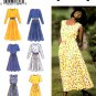 Simplicity 8229 Misses Petite Dress Length and Neckline Variations Sewing Pattern Sizes 8-14
