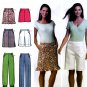 Simplicity 4701 Misses Pants Skirts Shorts Sewing Pattern Sizes 4-6-8-10