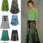 Simplicity 4753 Misses Skirts Hemline Flounce Variations Sewing Pattern Sizes 6-8-10-12