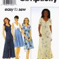 Simplicity 8504 Misses Petite Dress Two Lengths Sewing Pattern Sizes 8-10-12