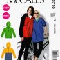McCall's M6710 Unisex Adult Lined Jackets Loose Fit Pullover Sewing Pattern Sizes Xlg-Xxl-XXxl Easy