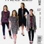 McCall's M7204 Womens Jackets Top Dress Pants Sewing Pattern Sizes 26W-28W-30W-32W