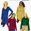 Butterick B5679 Misses Tops Hem and Neckline Variations Sewing Pattern Sizes Xsm-Sml-Med
