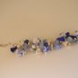 Blue flower bracelet