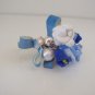 Blue flower ring