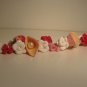 Pink flower bracelet