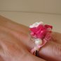 Pink flower ring