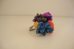 Bouquet flower ring