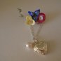 Pastel flower brooch