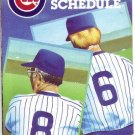 1986 CHICAGO CUBS BASEBALL SCHEDULE