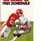 1981 KANSAS CITY CHIEFS FOOTBALL SCHEDULE