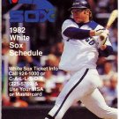 1982 CHICAGO WHITE SOX BASEBALL SCHEDULE