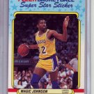 MAGIC JOHNSON 1988-89 FLEER STICKER