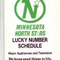 1981-82 MINNESOTA NORTH STARS HOCKEY SCHEDULE