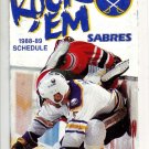1988-89 BUFFALO SABRES HOCKEY SCHEDULE