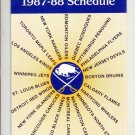 1987-88 BUFFALO SABRES HOCKEY SCHEDULE