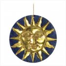 Gold Sun Terra Cotta Wall Plaque  #38438
